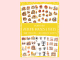 Autumn Houses and Trees - Sticker book