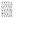 Black Alphabet - Sticker book