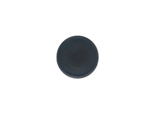8 Black plastic discs - 3,8 cm / 1,5 inch