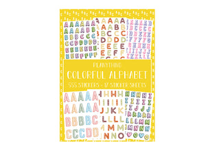 Colorful Alphabet - Sticker book