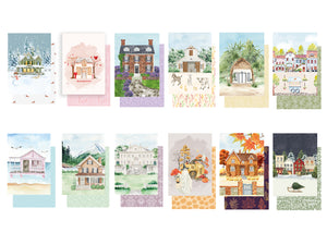 12 Dividers - Seasonal Houses