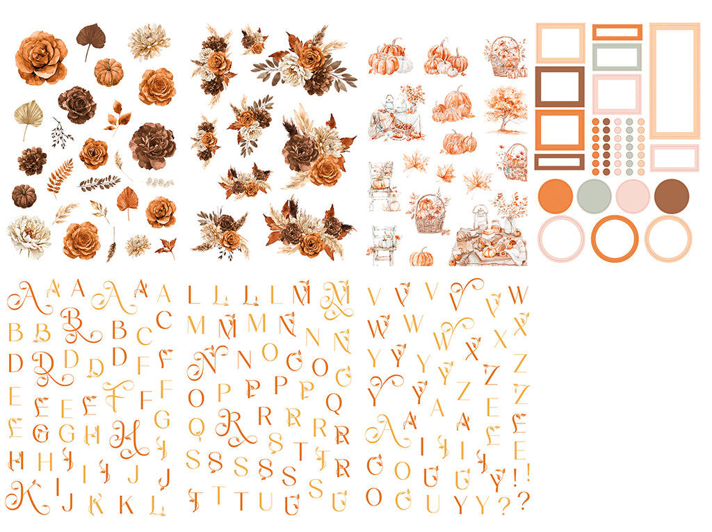Fall Vibes - Sticker book