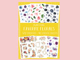 Favorite Florals - Sticker book