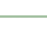 Green and White horizontal stripes  - 0,8 cm - Skinny washi tape