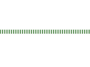 Green and White vertical stripes  - 0,8 cm - Skinny washi tape