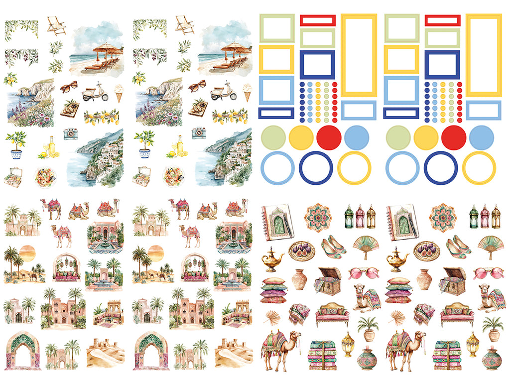 Mediterranean Wonders - Sticker book