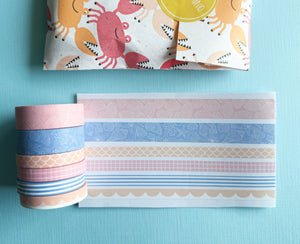 Pastel Beach Washi tape bundles