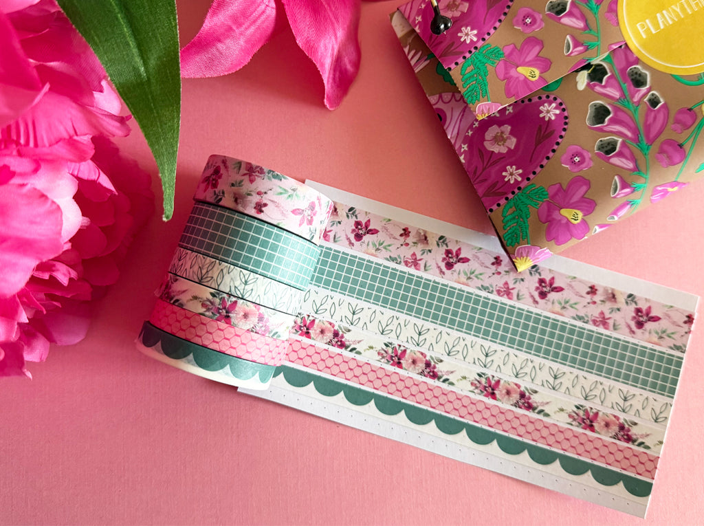 Pink Fusion Washi tape bundle