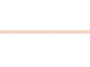 Soft Pink with Orange Grid - 0,8 cm - Skinny Washi Tape