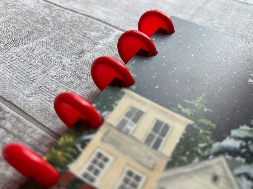 Happy Holidays - A5 - Dotted Notebook With Discs