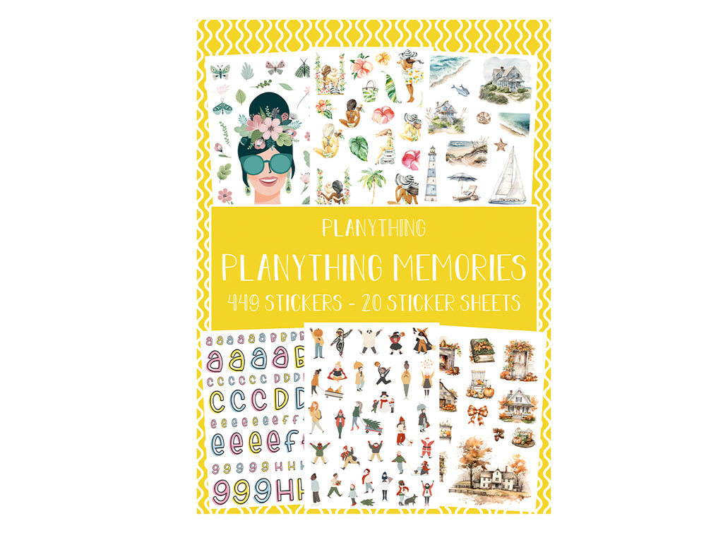 Planything Memories - Sticker book
