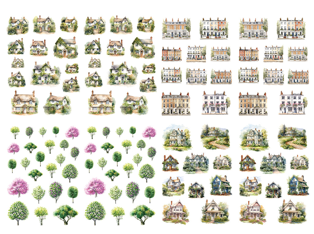 Pretty Houses - Sticker book