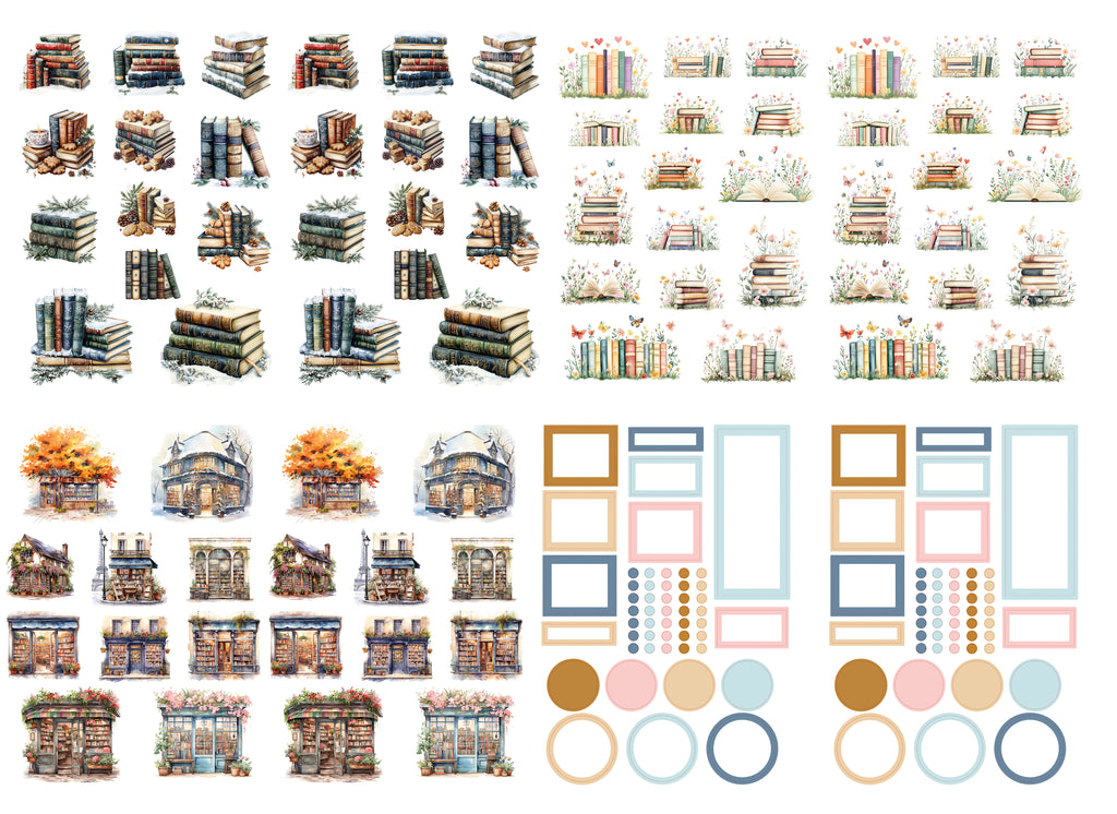Reading through the seasons - Sticker book