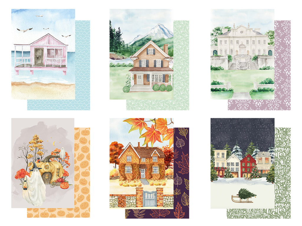 12 Dividers - Seasonal Houses
