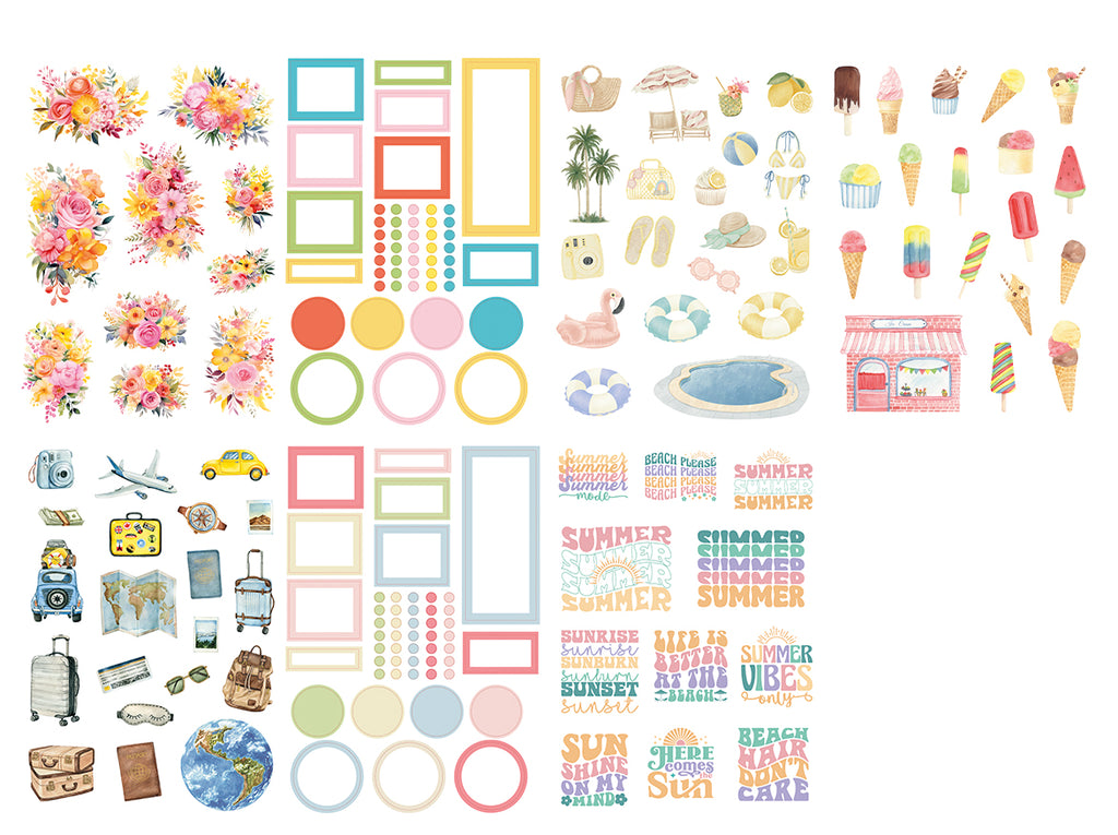 Sunny Days - Sticker book