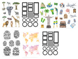 Travel around the world - Sticker book