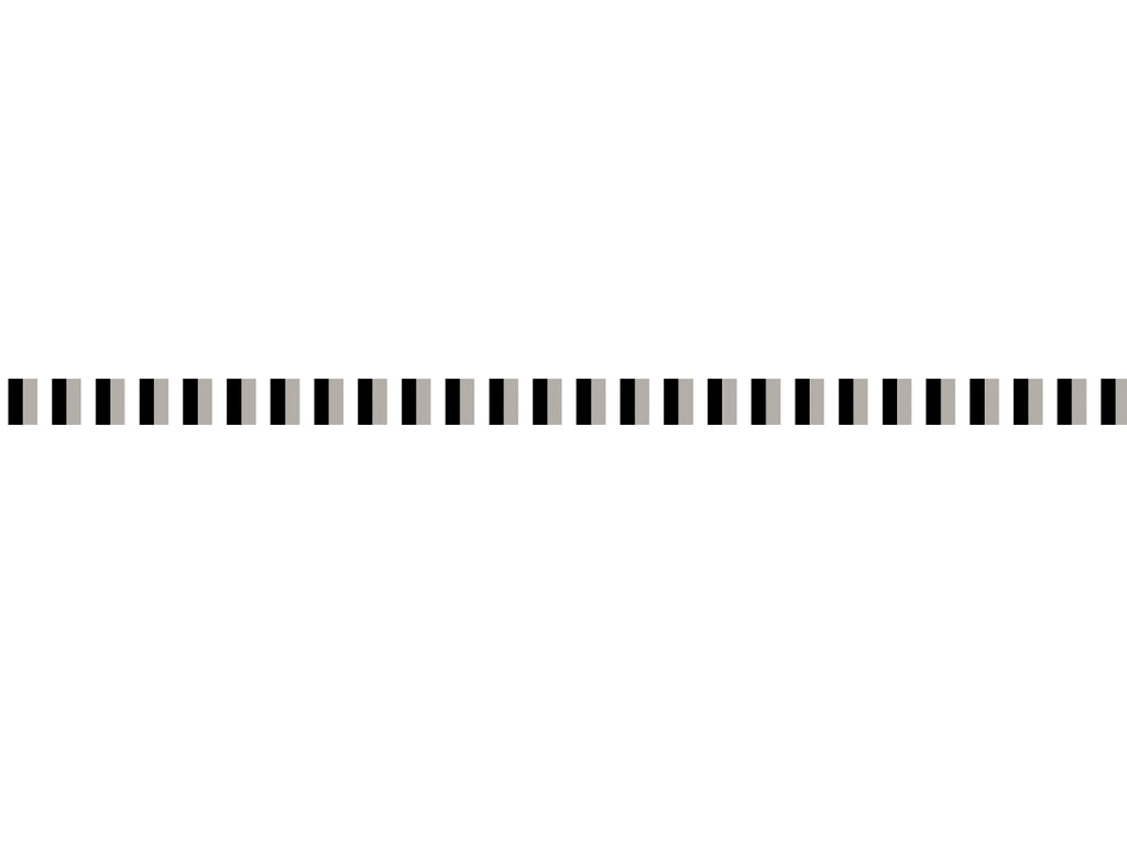 Black, Grey and White Striped - 0,8 cm - Skinny washi tape