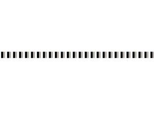 Black, Grey and White Striped - 0,8 cm - Skinny washi tape