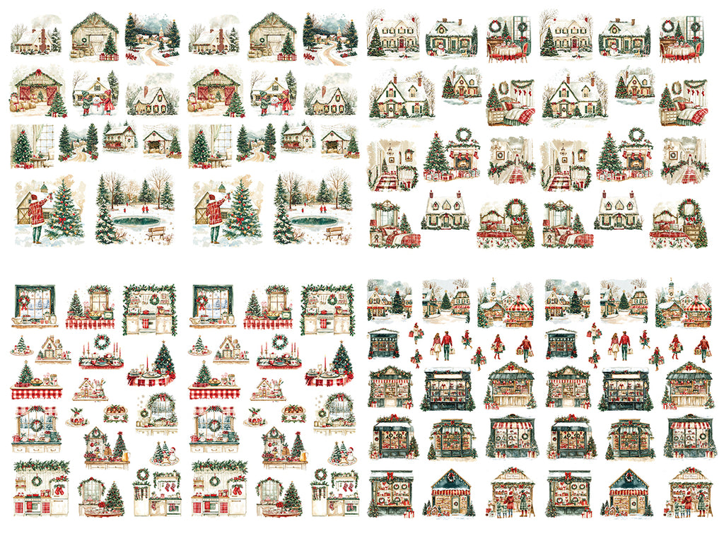 Christmas Farmhouse - Sticker book