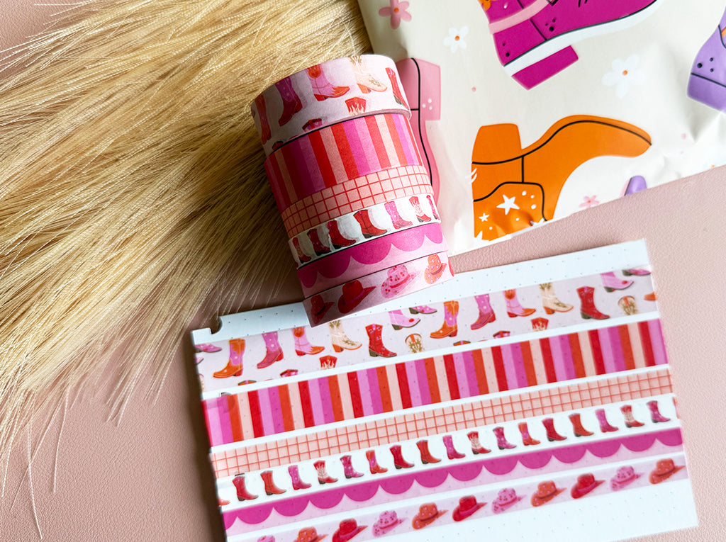Cowgirl Vibes washi tape bundle
