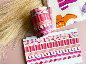 Cowgirl Vibes washi tape bundle
