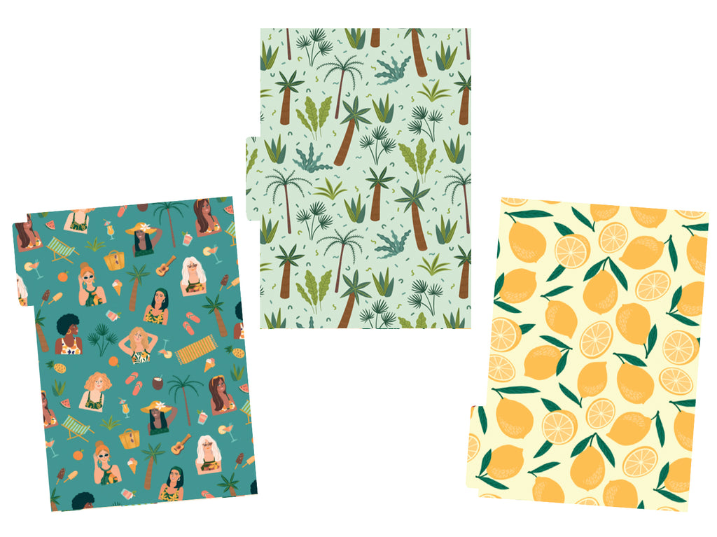 Dividers set of 3 - Summer