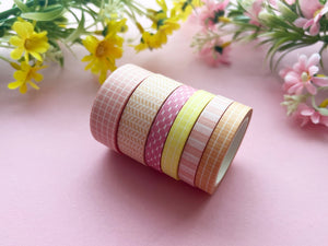 Pastel Summer Washi tape bundle