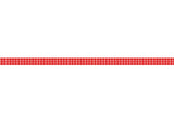 Red grid  - 0,8 cm - Skinny washi tape