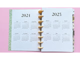 Planner - Seasonal Days - Functional Vertical Layout - A5 size