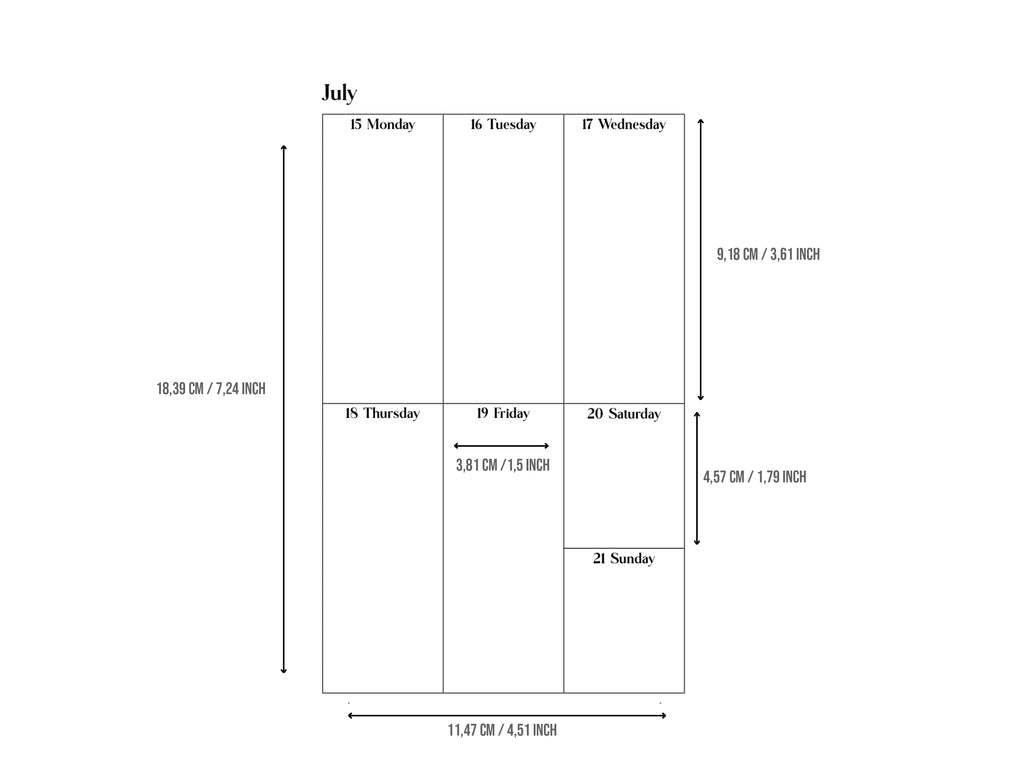 Planner - Seasonal Days - Functional Vertical Layout - A5 size