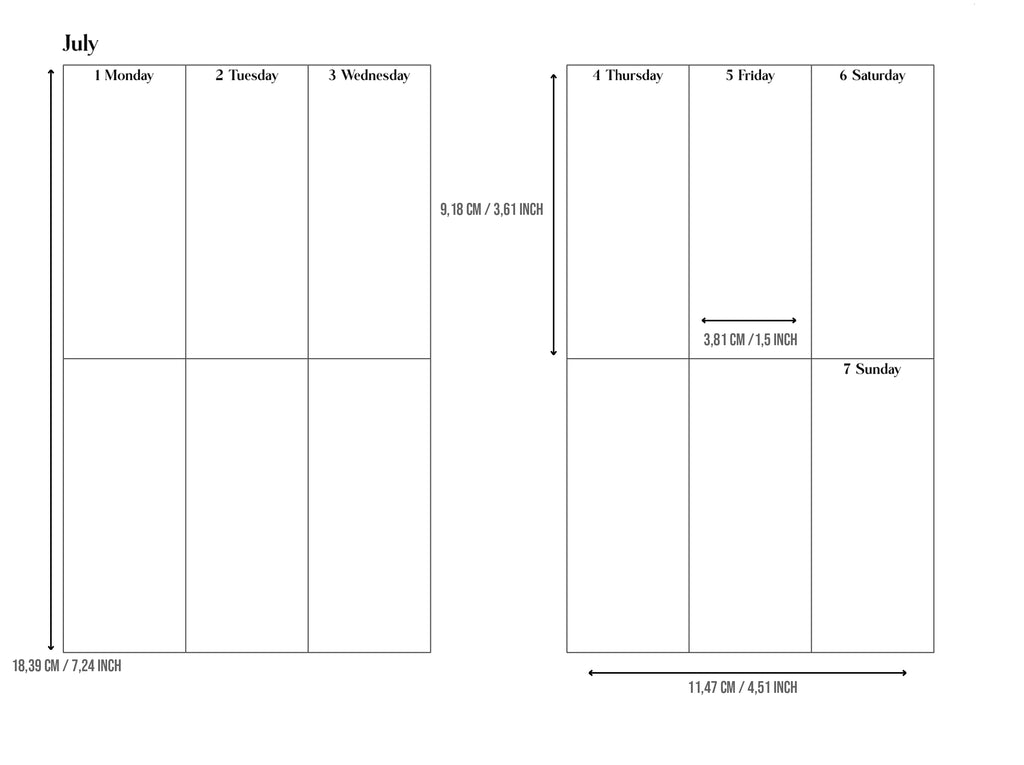 Planner - Seasonal Houses - Vertical layout -  A5 size