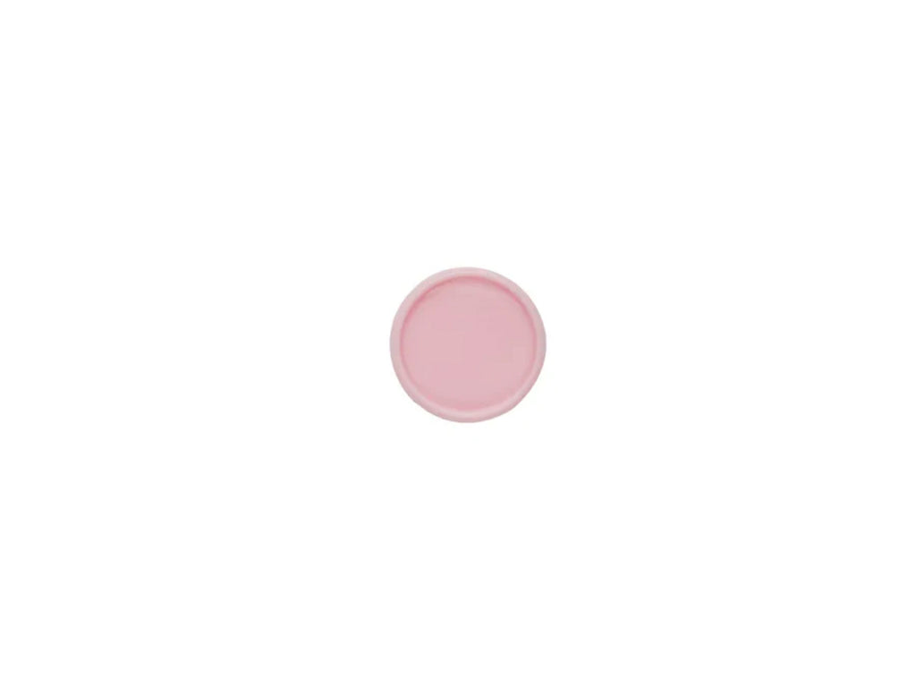 8 Soft pink plastic discs - 2,4 cm / 0,94  inch