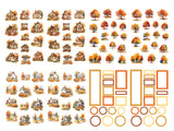 Autumn Houses and Trees - Sticker book