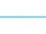 Blue - Zigzag pattern - 0,8 cm - Skinny Washi Tape