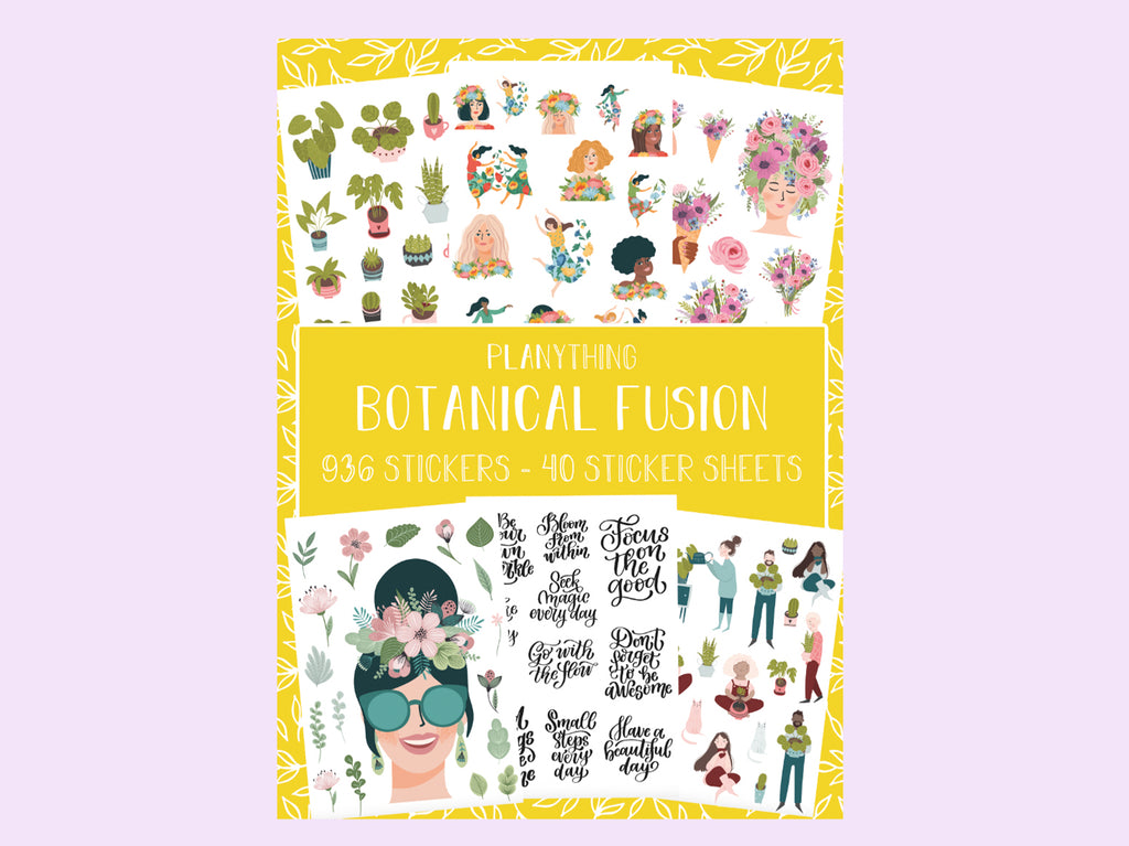 Botanical Fusion - Sticker book