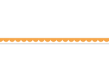 14 Scalloped Washi tapes - Discount bundle