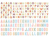 Colorful Alphabet - Sticker book