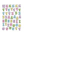 Colorful Alphabet - Sticker book
