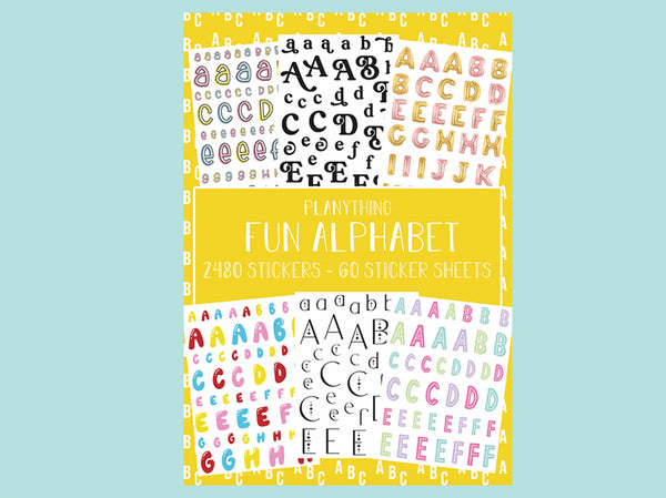 Fun Alphabet - Sticker book – Planything