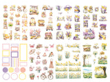 Spring release Bundle (Happy Spring sticker book + 6 new washi tapes)