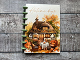 Autumn Days- A5 - Dotted Notebook with Discs
