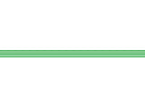 Bright Green and White horizontal stripes - 0,8 cm - Skinny washi tape