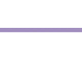 Dark Purple and White horizontal stripes - 0,8 cm - Skinny washi tape