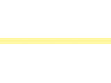 Brigtht Yellow and White horizontal stripes - 0,8 cm - Skinny washi tape