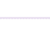 Lilac scalloped - 0,8 cm - Skinny washi tape