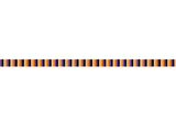Purple, Orange and Black Striped - 0,8 cm - Skinny washi tape