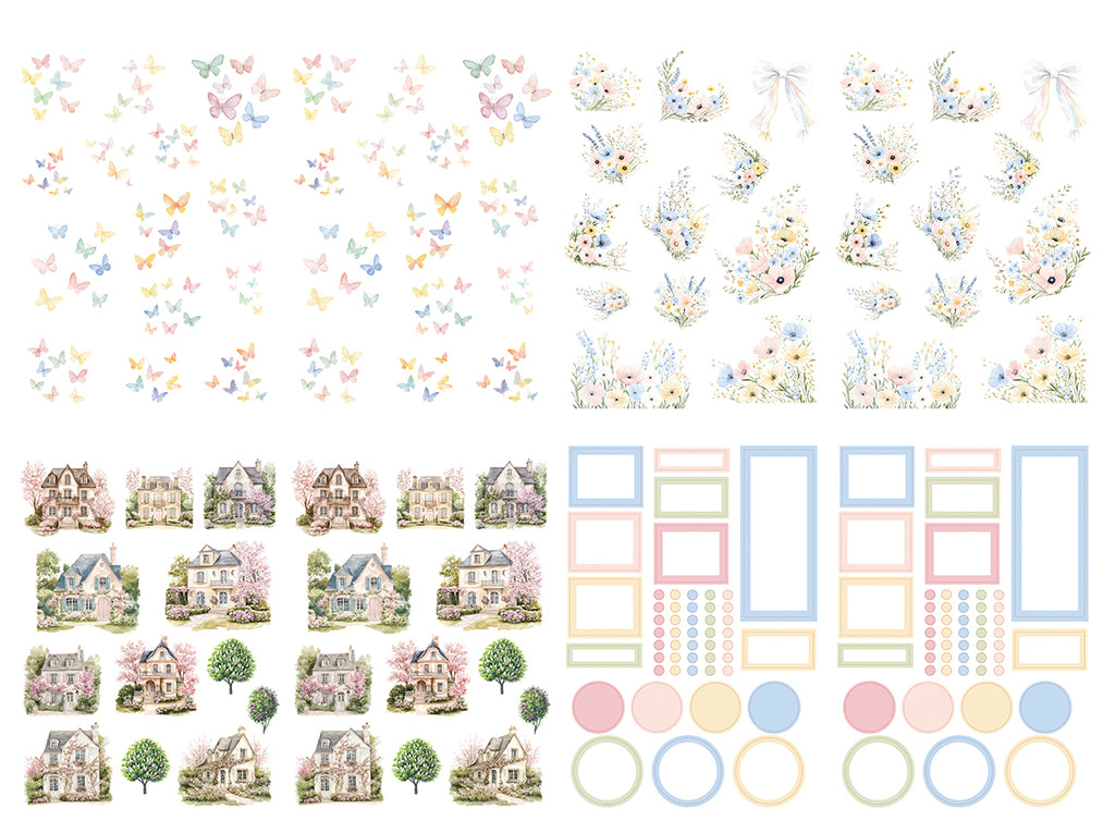 Sticker Book Spring Spring Days - Sticker book – Planything