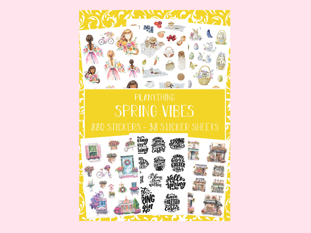 Spring Vibes - Sticker book