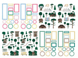 Summer Houses & Trees - Sticker Book