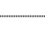 Black, Grey and White Striped - 0,8 cm - Skinny washi tape